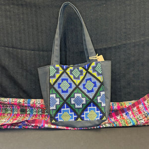 Embroidered Small Tote