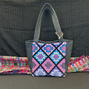 Embroidered Small Tote